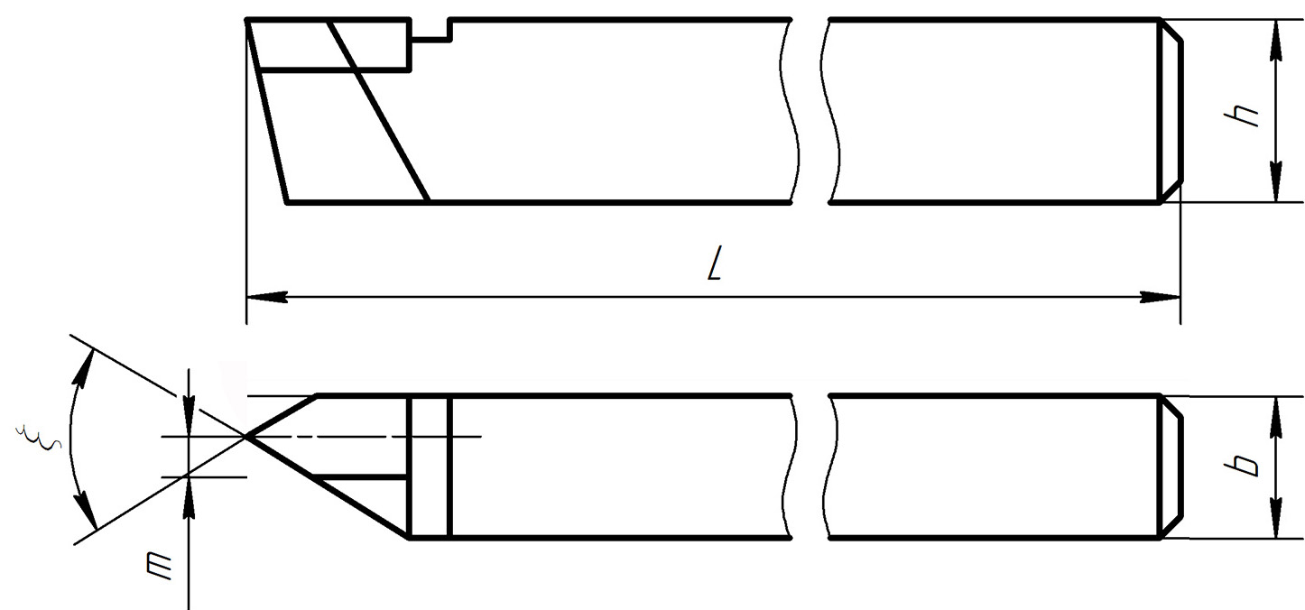 Резец т15к6 чертеж